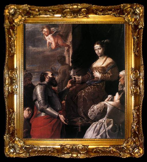 framed  PRETI, Mattia Sophonisba Receiving the Goblet af, ta009-2